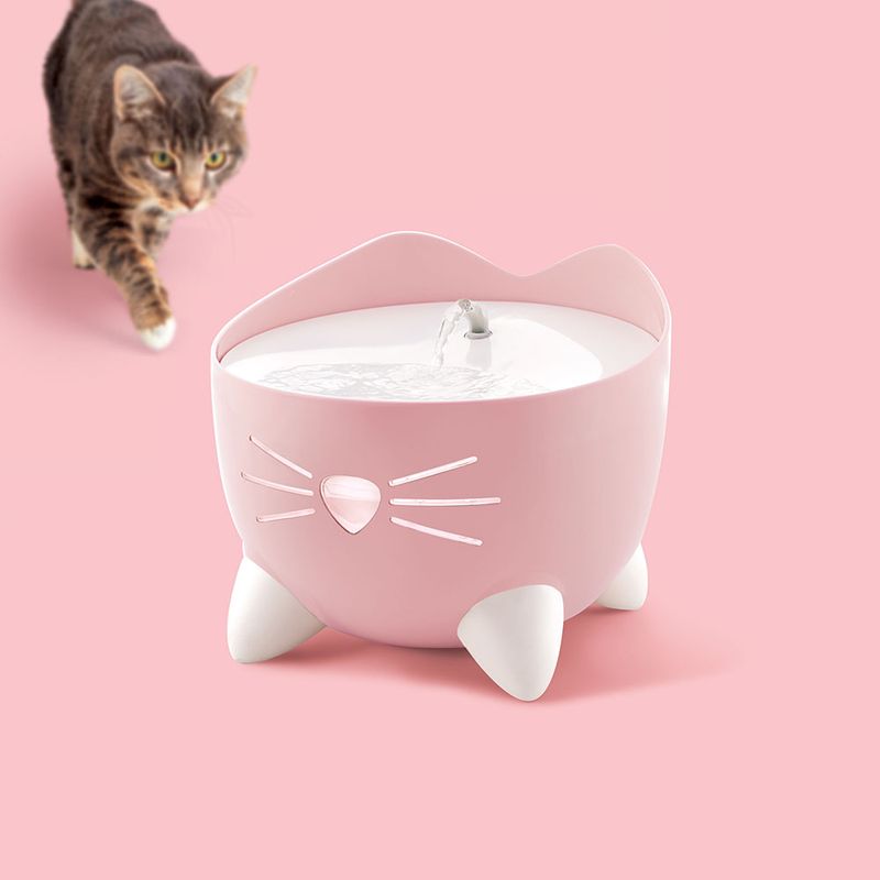 Catit PIXI Pink Drinking Fountain Drinking Fountain (2.5 Litres)