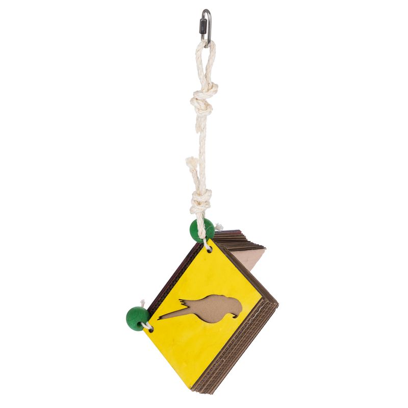 TIAKI Shredding Toy Hanging Book approx. 18 x 41cm (W x H)