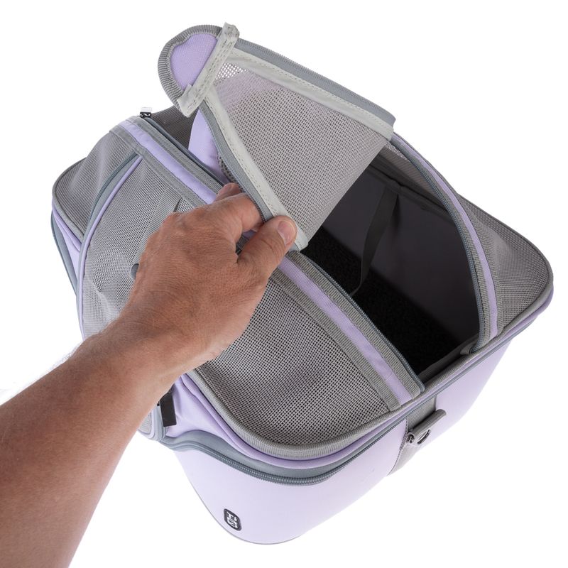 TIAKI Lavender Pet Carrier 46 x 36 x 35 cm (L x W x H)