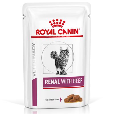 Royal Canin Veterinary - Renal with Beef 12 x 85g