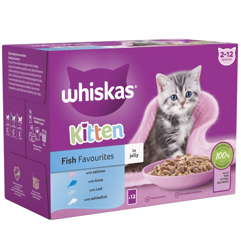 Whiskas Junior Pouches 48 x 85g Meat Selection in Gravy