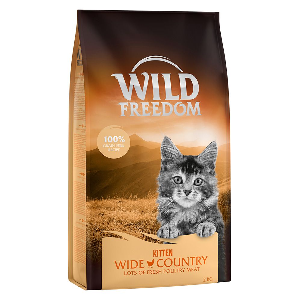 Wild Freedom Grain-Free Dry Cat Food Economy Pack 3 x 2kg Kitten \
