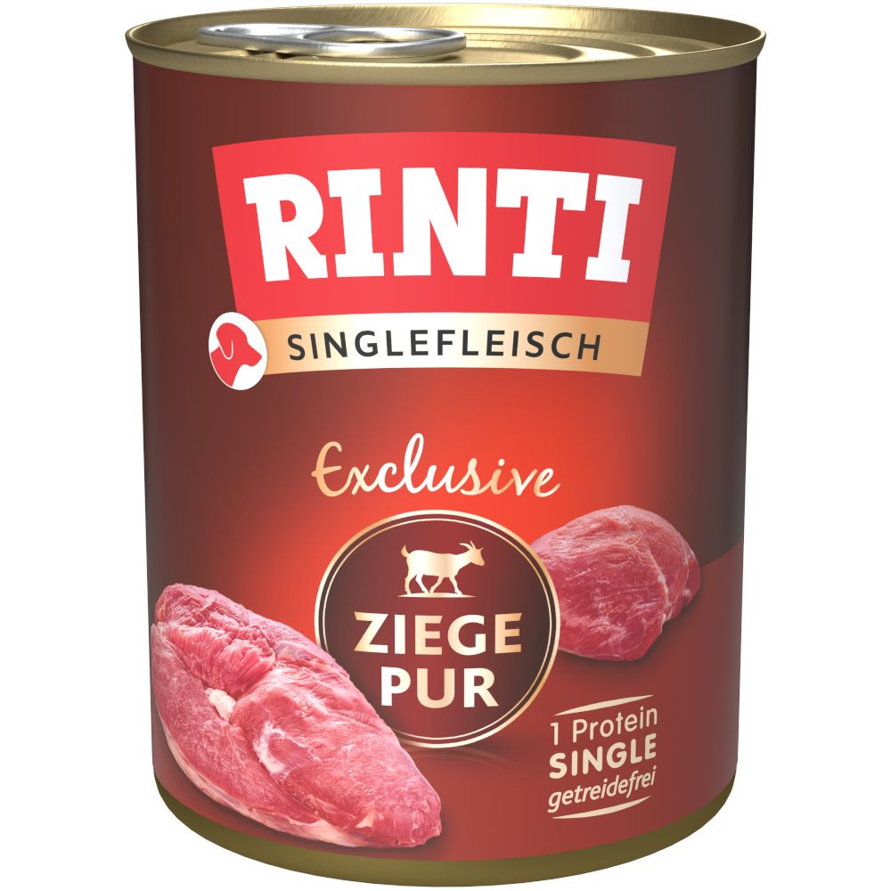RINTI Single Meat 6 x 800g Pure Goat