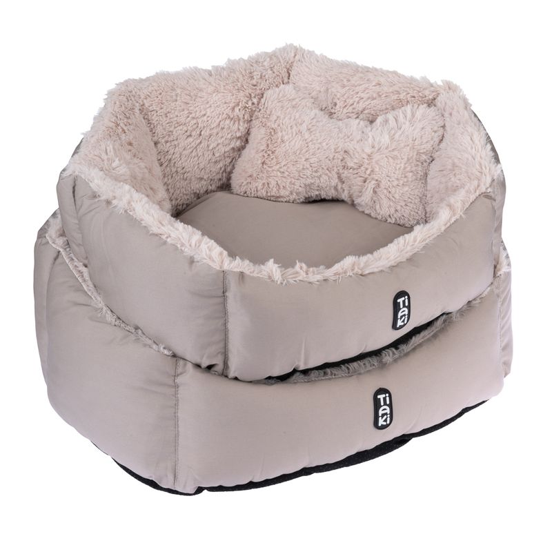TIAKI Fluffy Bone Cuddle Bed 50 x 40 x 20 cm (L x W x H)