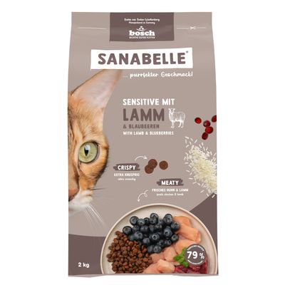 Sanabelle Sensitive with Lamb & Blueberries 2kg