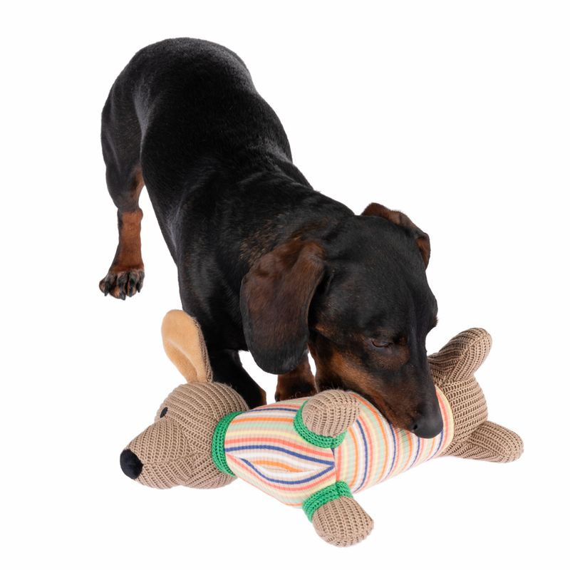 TIAKI Dog Toy Dachshund Cooper L 28 x W 10 x H 23 cm