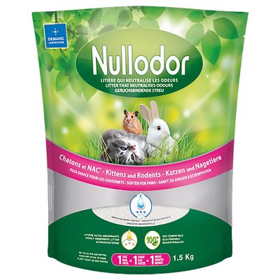 Nullodor Silicate Litter for Cats and Small Animals 1,5 kg