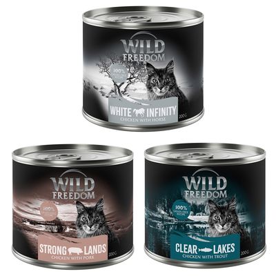 Wild Freedom Adult Saver Pack 12 x 200g Mixed Pack: White Infintiy, Clear Lakes, Strong Lands