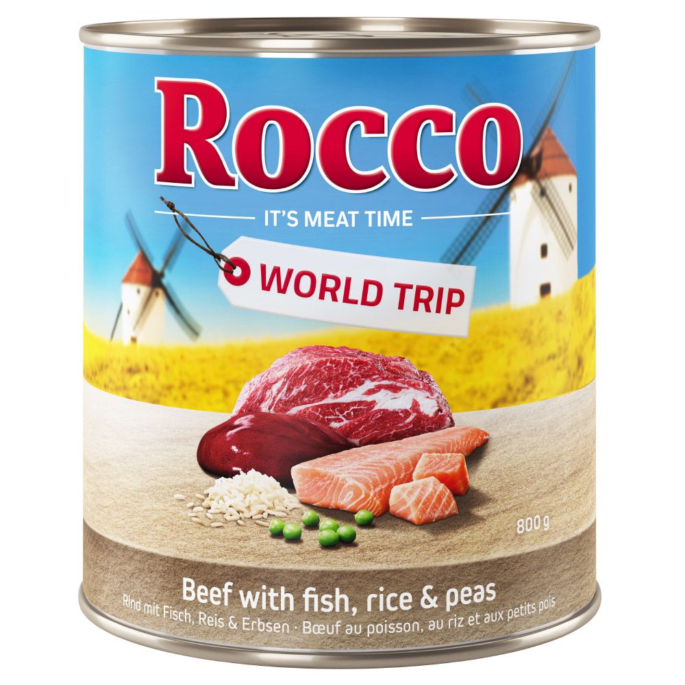 Rocco World Trip: Spain - Beef with Fish, Rice & Peas 6 x 800g