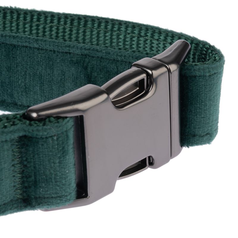 Nomad Tales Blush Collar - Emerald Size XS: 24 - 36 cm neck circumference, W 10 mm