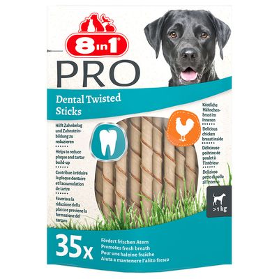 8in1 Pro Dental Twist Sticks 75g