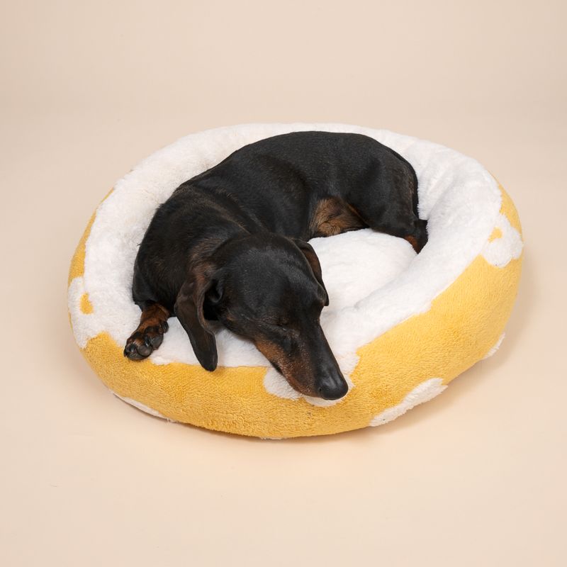 TIAKI Flower Dog Bed Round: approx. diameter 51 x (H) 18 cm