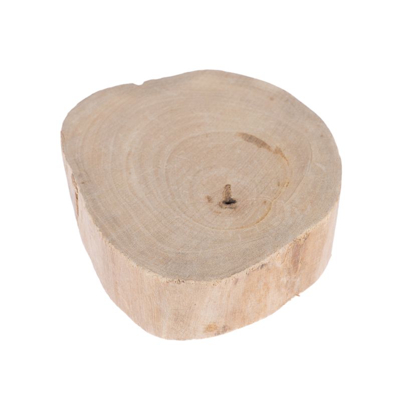 TIAKI Coffee Wood Nibble Discs Set of 4 6-10cm (W)