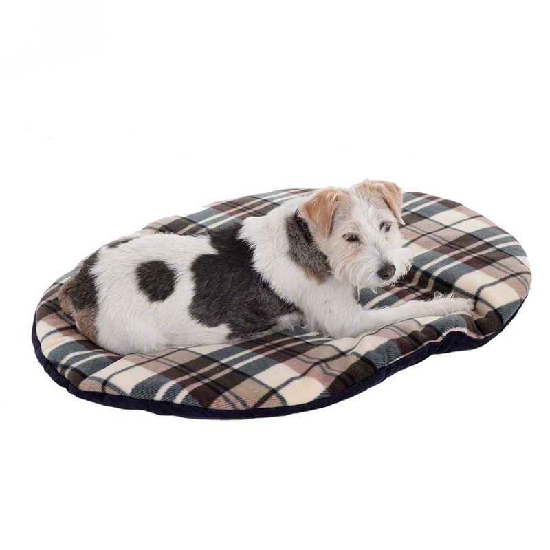 Tartan Dog Cushion 110 x 80 x 7 cm (L x W x H)