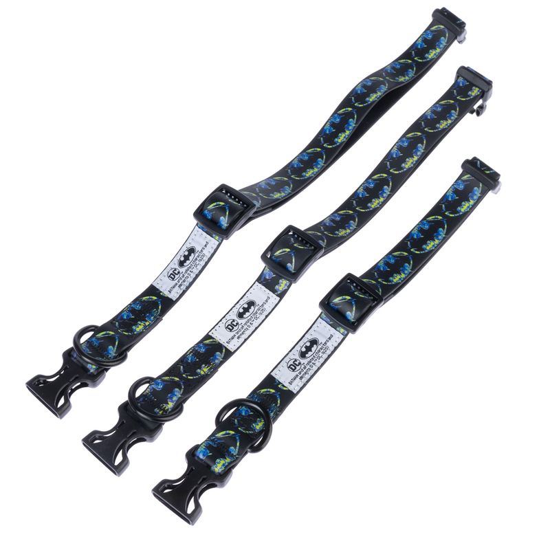 DC Batman Collar - Black Size S: Neck Circumference 25 - 36 cm, Width 20mm