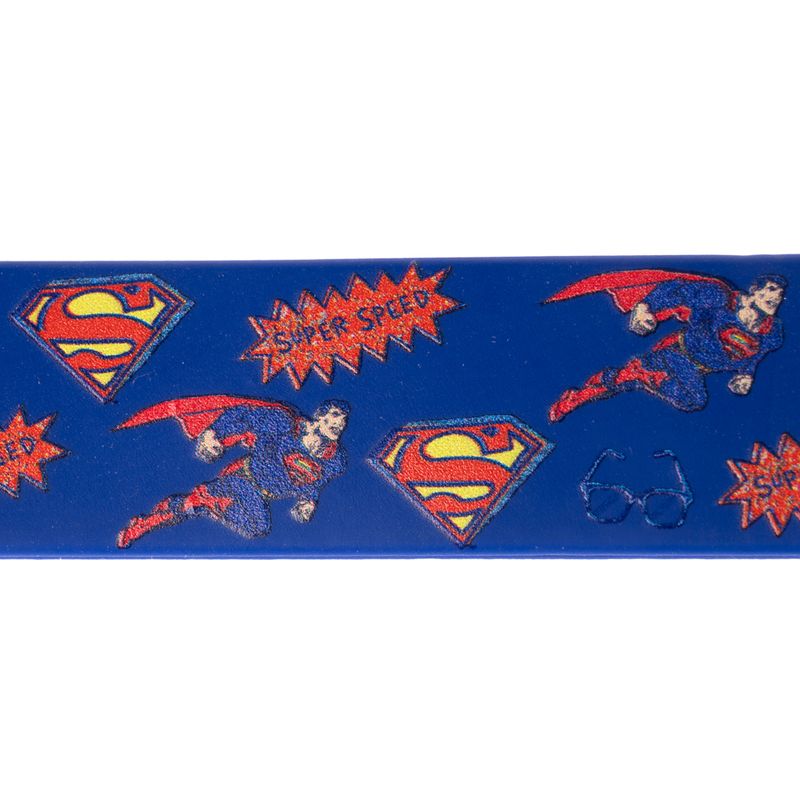 DC Superman Collar - Blue Size S: Neck Circumference 25 - 36 cm, Width 20mm