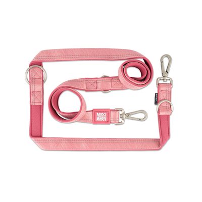 Max & Molly Multifunctional Leash Matrix 2.0 - Rose Size S: 200cm long, 20mm wide