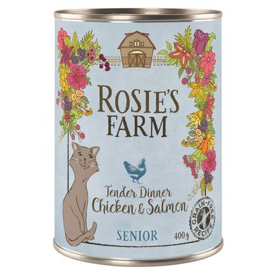 Rosie's Farm Senior Tender Dinner with Chicken & Salmon 16 x 100g (trays)