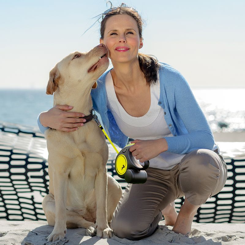 flexi New Neon Harness 5m Lead M: up to 25kg