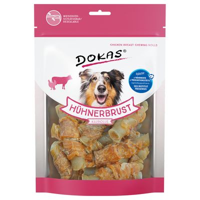Dokas Chicken Breast Chew Wrap 250g
