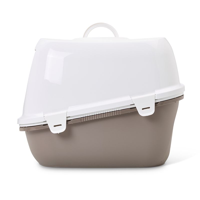 Savic Reina Cat Litter Tray with Sieve Grey/White