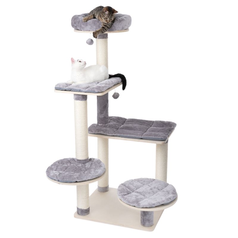 TIAKI Milo Cat Tree Light Grey