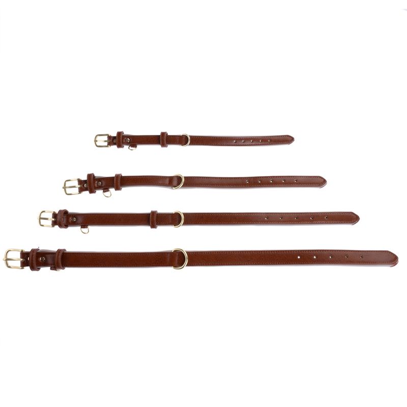 TIAKI Padded Collar - Brown Extra Small: approx. 25 - 31cm (Neck Circumference)