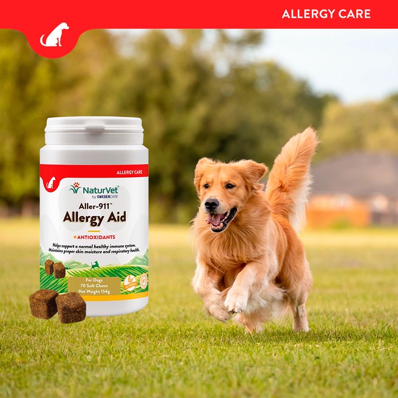 NaturVet Aller-911 Advanced Allergy Aid Snacks 70 Chews