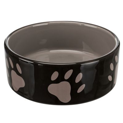 Trixie Ceramic Bowl with Paw Prints 0.3 litre