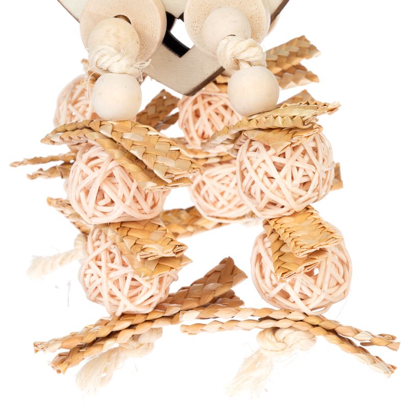 TIAKI Heart Snack Bird Toy approx. 30 x 10 x 9cm (L x W x H)