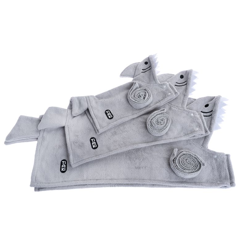 TIAKI Dog Bathrobe - Shark approx. 25cm Back Length