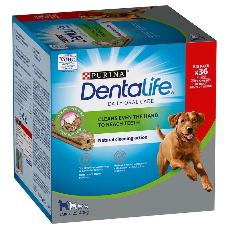 Purina Dentalife Dental Care Dog Snacks - 30% Off! * Daily for Small Breed (7-12kg) 30 Sticks (10 x 49g)
