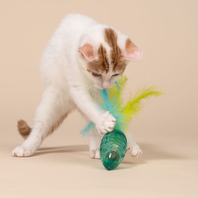 TIAKI Mouse with Catnip Ball & Feathers 1 Toy