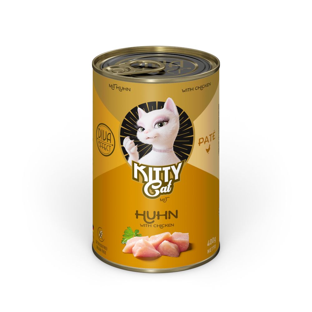 Kitty Cat Adult Pate 6 x 400g Chicken