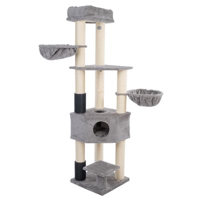 zooplus Basics XXL Scratching Tree Grey