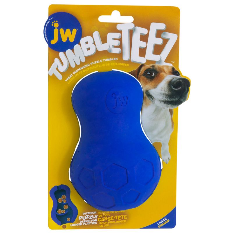 JW Tumble Teez Treat Toy Medium - Red