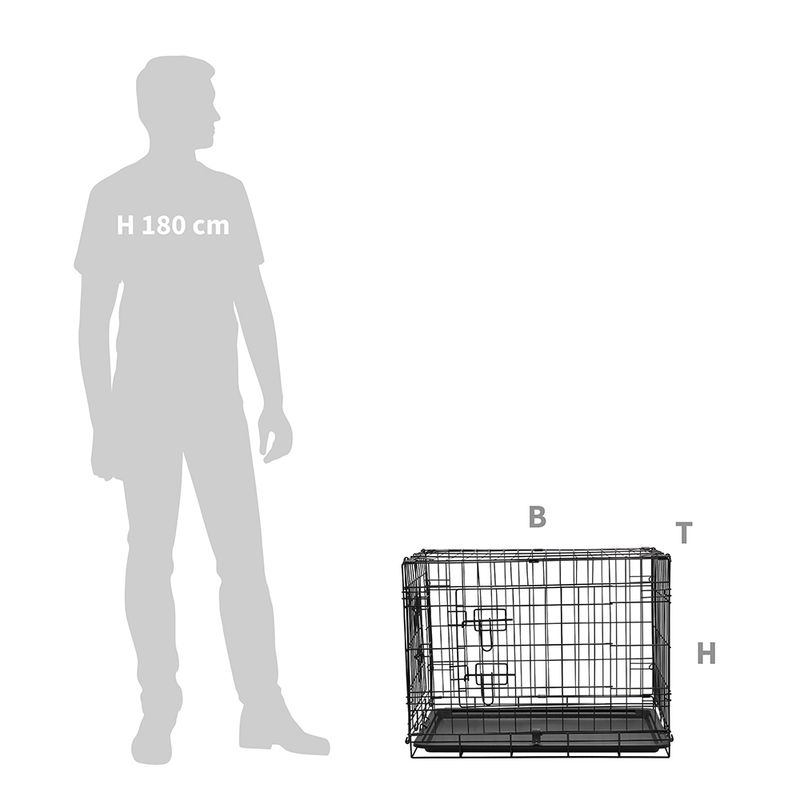 HAFENBANDE Room Cage Twin Door W 107 x D 70 x H 77.5 cm