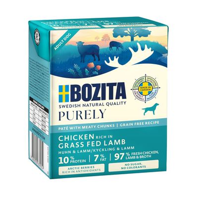 Bozita Purely Paté 6 x 370g Puppy & Junior Turkey
