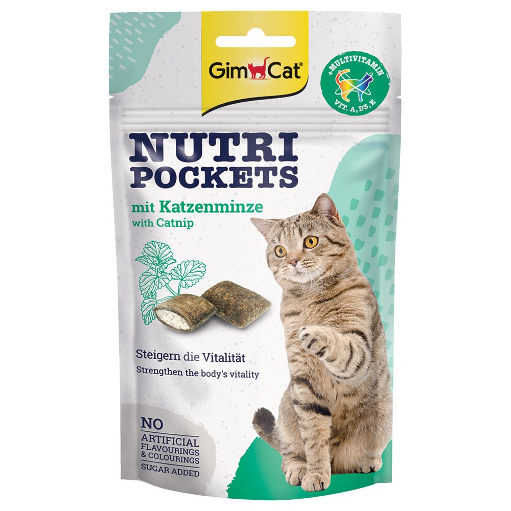 GimCat Catnip Nutri Pockets 60g