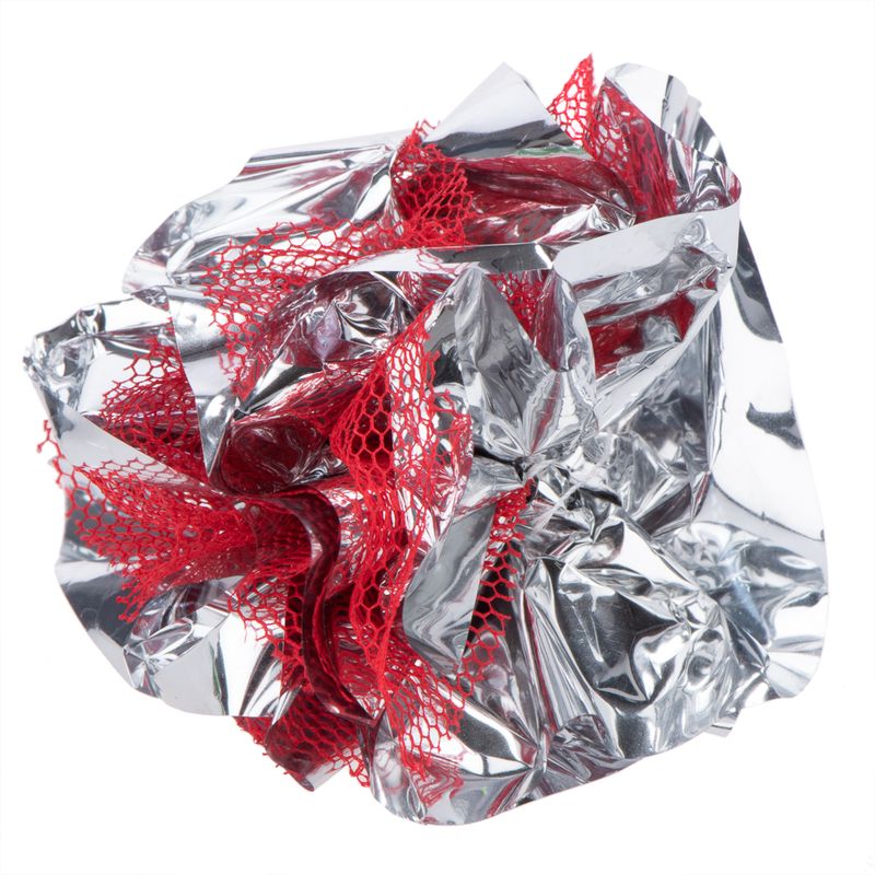 Mesh Crackle Balls Cat Toy Set of 4 Balls