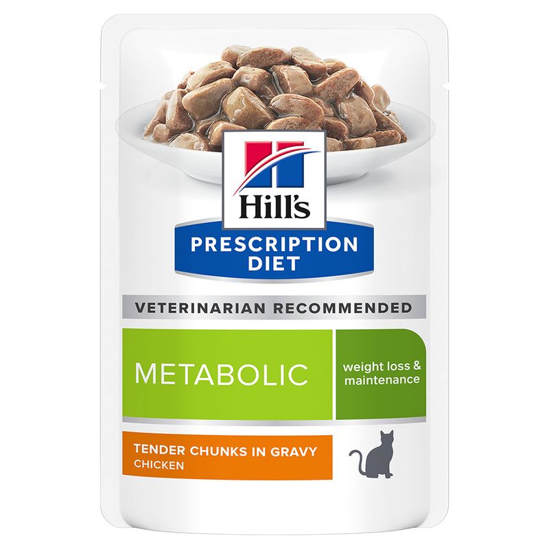 Hill’s Prescription Diet Feline Metabolic 12 x 85g Pouches