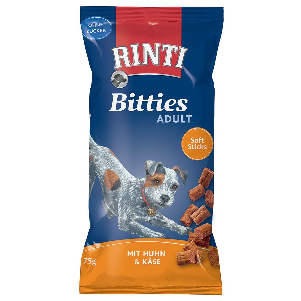 RINTI Bitties Adult Chicken & Cheese – 75g