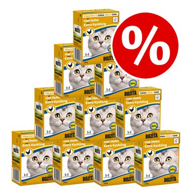 Bozita Chunks in Jelly Mega Pack 36 x 370g Chicken