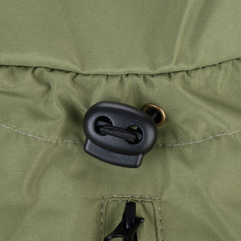 TIAKI Dog Raincoat - Olive approx. 40cm (Back Length)