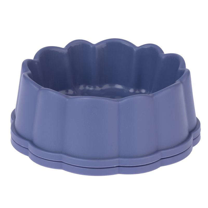 zooplus Basics Plastic Round Cat Bowls 2 x 300ml