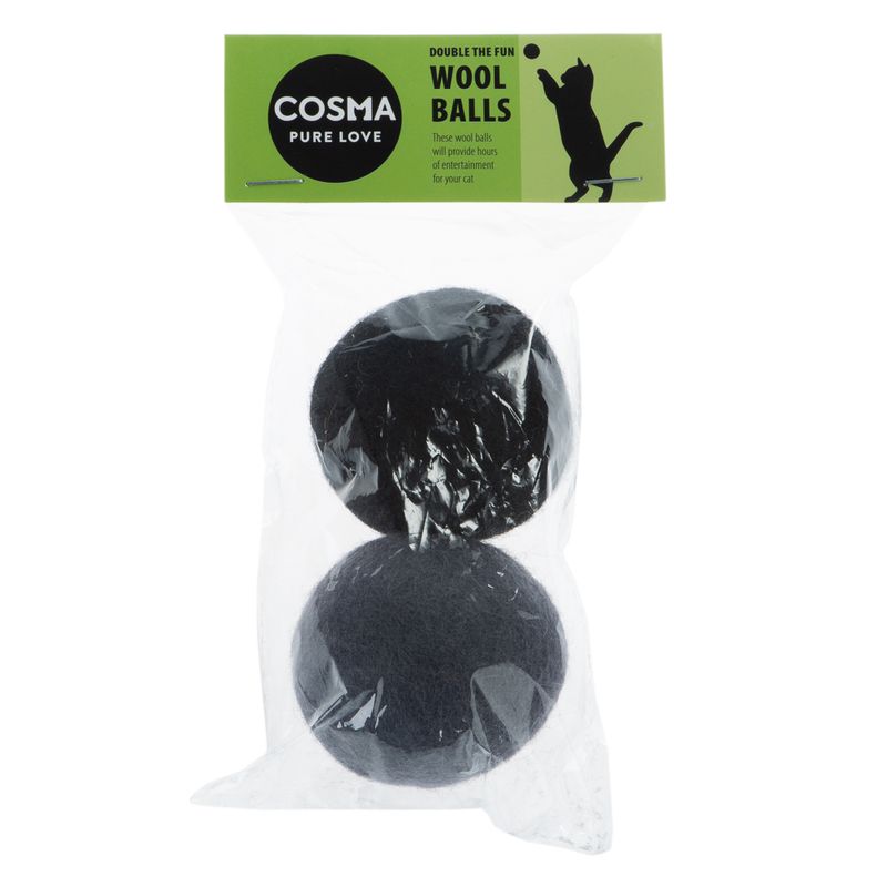 Cosma Wool Ball Cat Toy 2 balls