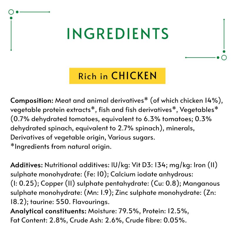 Gourmet Nature’s Creations 12 x 85g Chicken with Spinach & Tomato