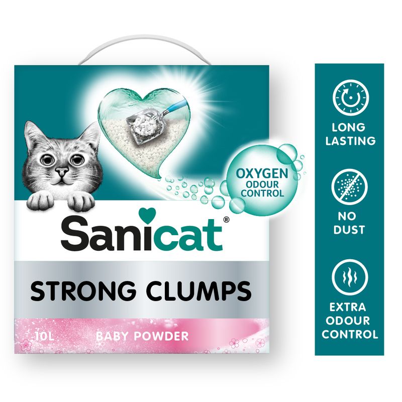Sanicat Strong Clumps Clumping Cat Litter 10l