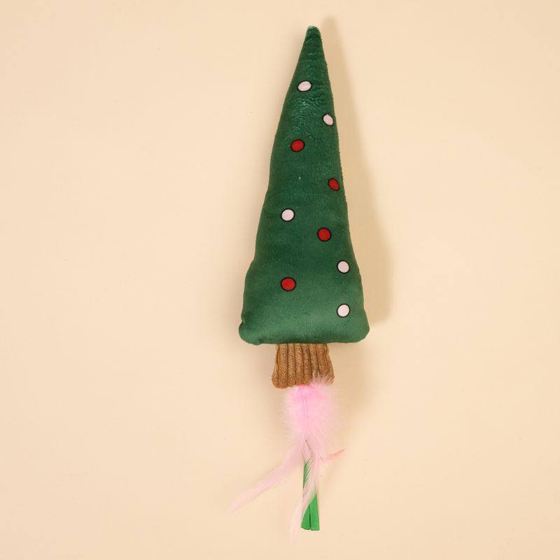 TIAKI Christmas Tree with Ribbon Cat Toy 42 x 10 x 5 cm (L x W x H)