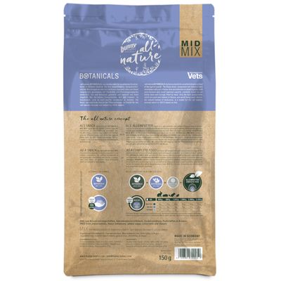 Bunny All Nature Botanicals Mid Mix Hibiscus Flowers & Parsley Stems 150g